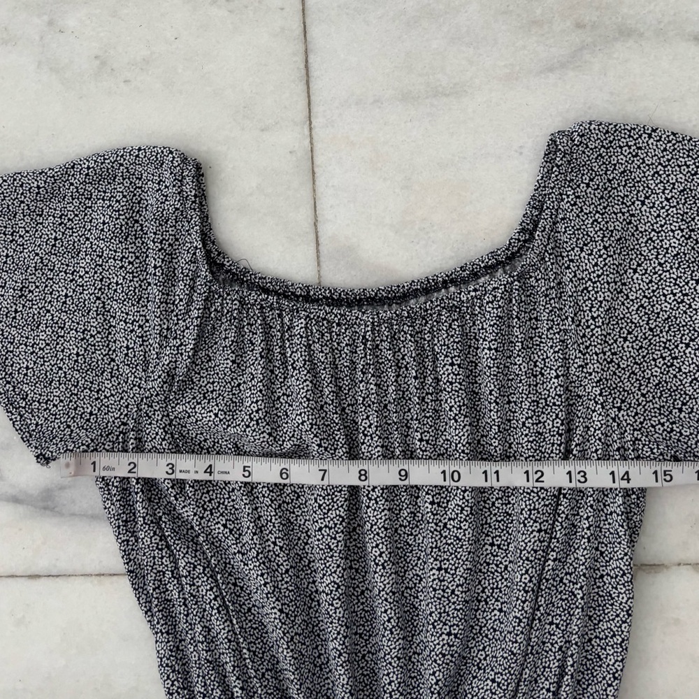 Abercrombie & Fitch Gray Printed Romper - Picture 6 of 8